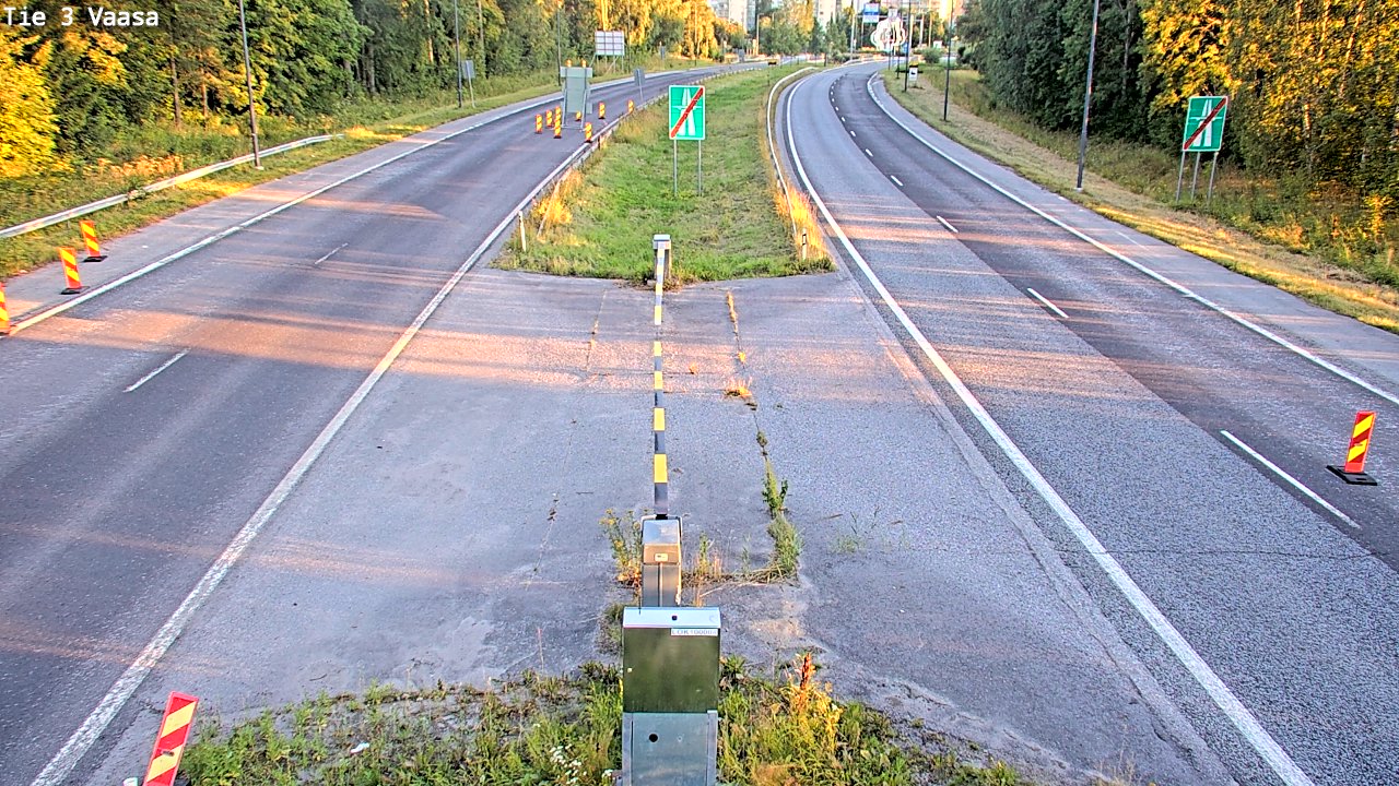 Kelikamerat Kuva Tie 3 Vaasa (puomi), Vaasa, Pohjanmaa