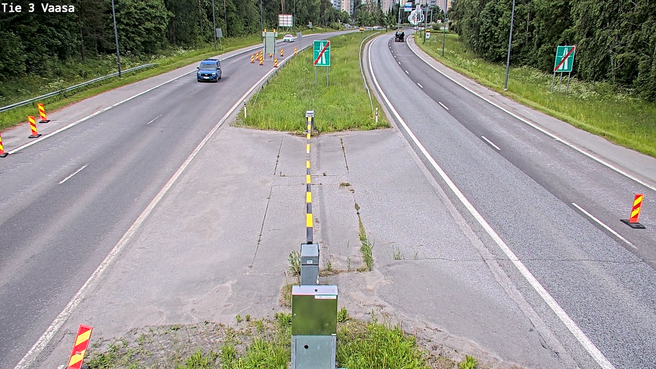 Kelikamerat Kuva Tie 3 Vaasa (puomi), Vaasa, Pohjanmaa