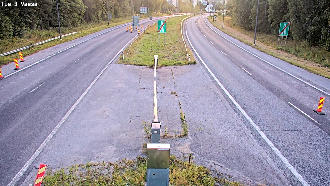 Kelikamerat Kuva Tie 3 Vaasa (puomi), Vaasa, Pohjanmaa