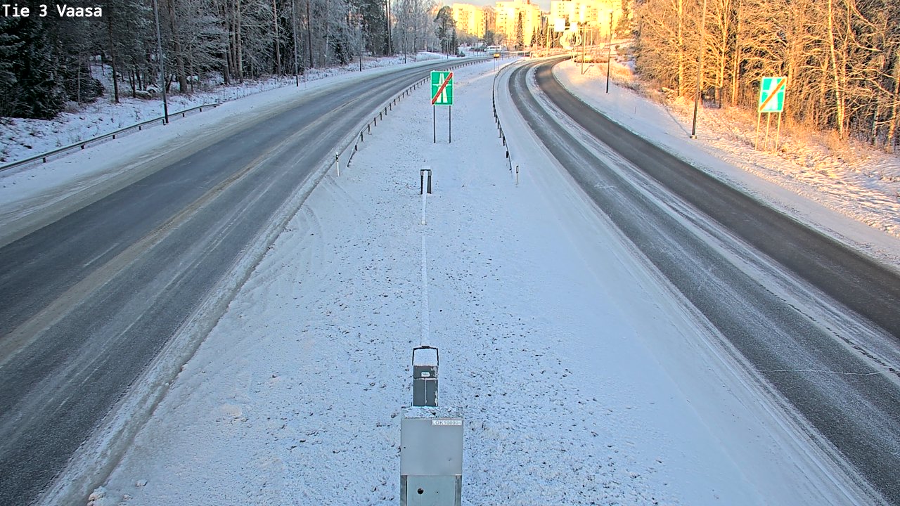Weather Camera Image Tie 3 Vaasa (puomi), Vaasa, Pohjanmaa