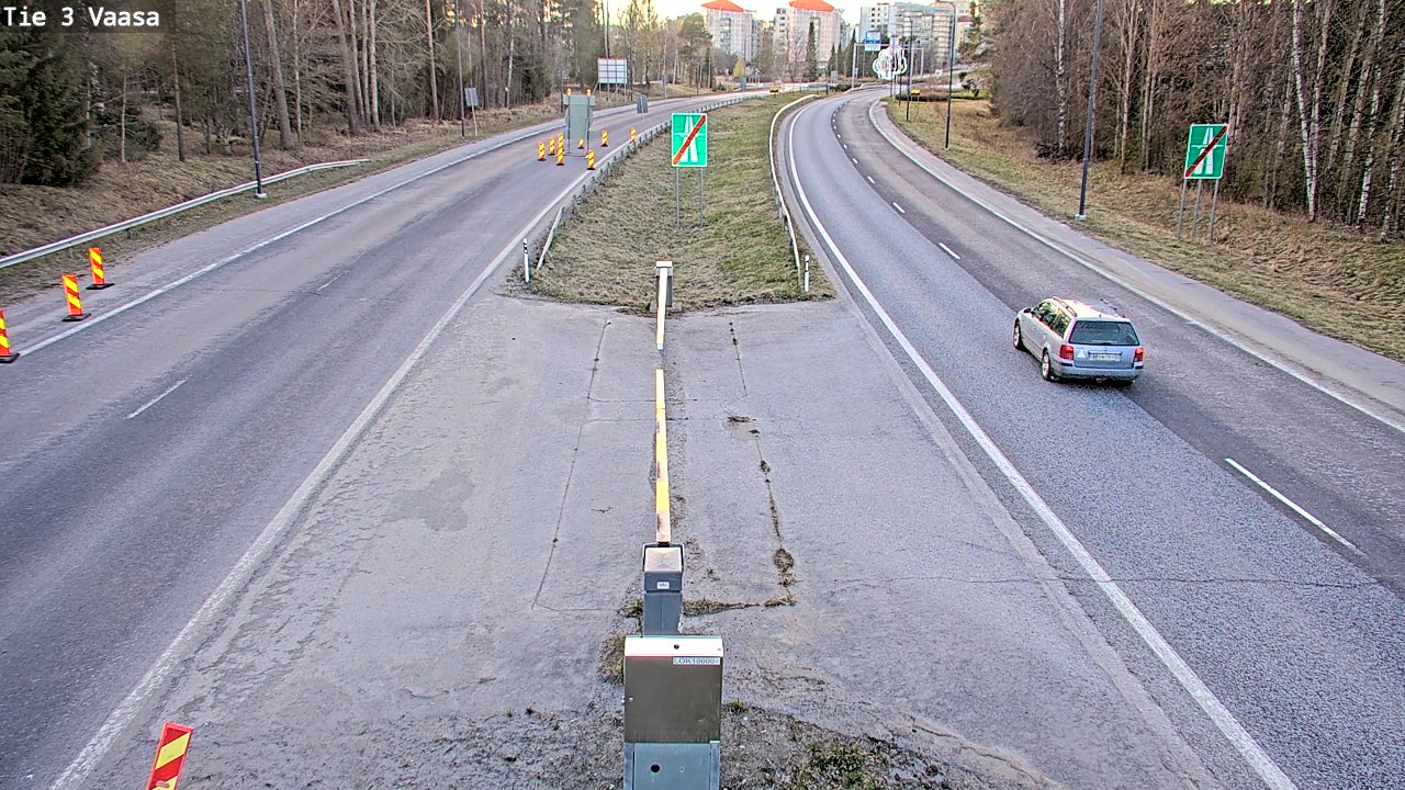 Weather Camera Image Tie 3 Vaasa (puomi), Vaasa, Pohjanmaa