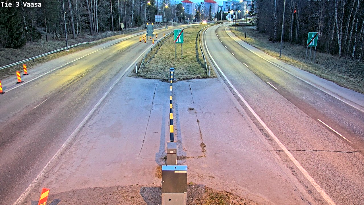Weather Camera Image Tie 3 Vaasa (puomi), Vaasa, Pohjanmaa
