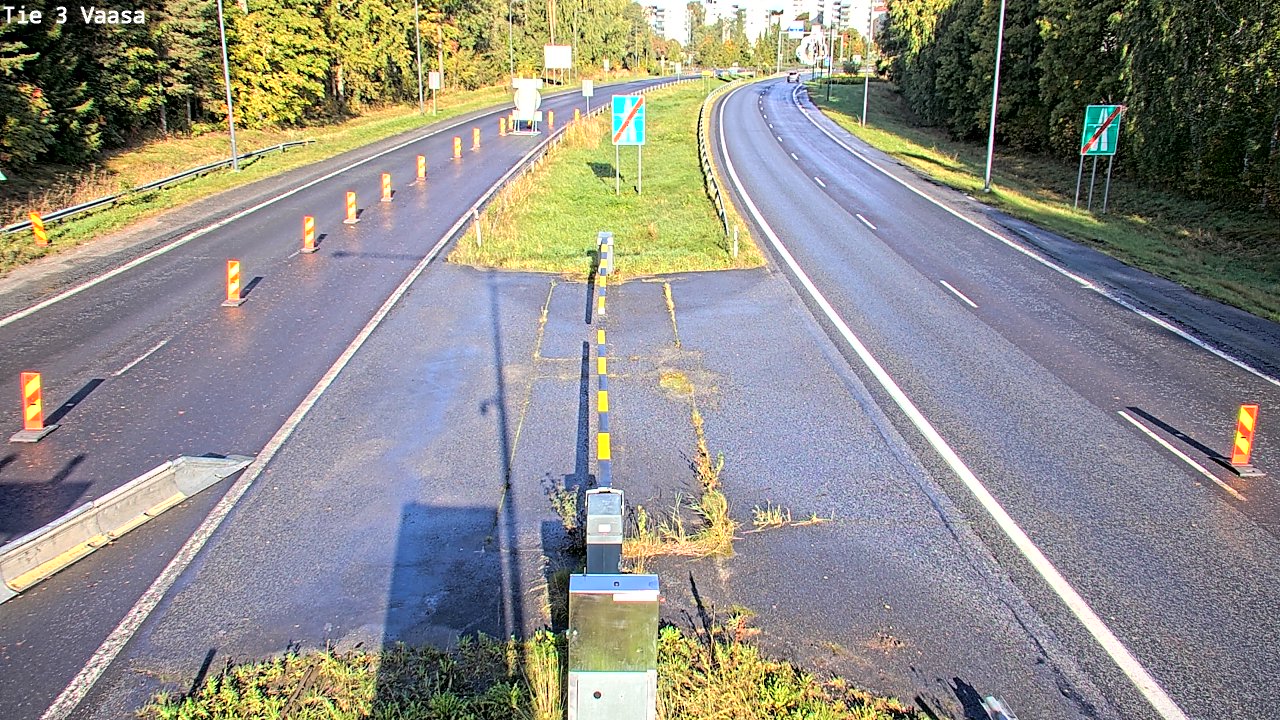 Kelikamerat Kuva Tie 3 Vaasa (puomi), Vaasa, Pohjanmaa