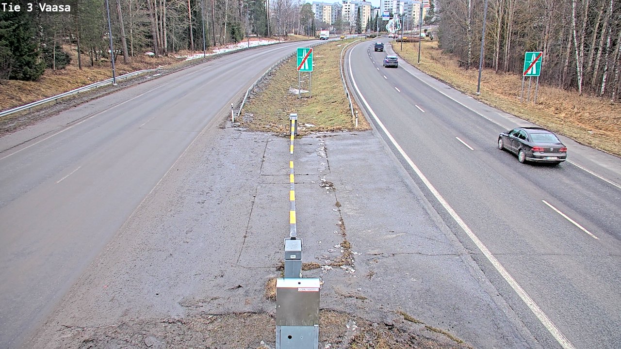 Weather Camera Image Tie 3 Vaasa (puomi), Vaasa, Pohjanmaa
