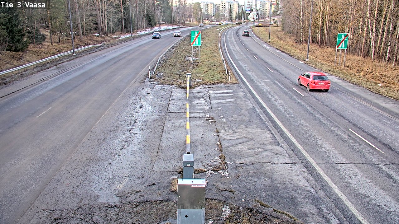 Kelikamerat Kuva Tie 3 Vaasa (puomi), Vaasa, Pohjanmaa