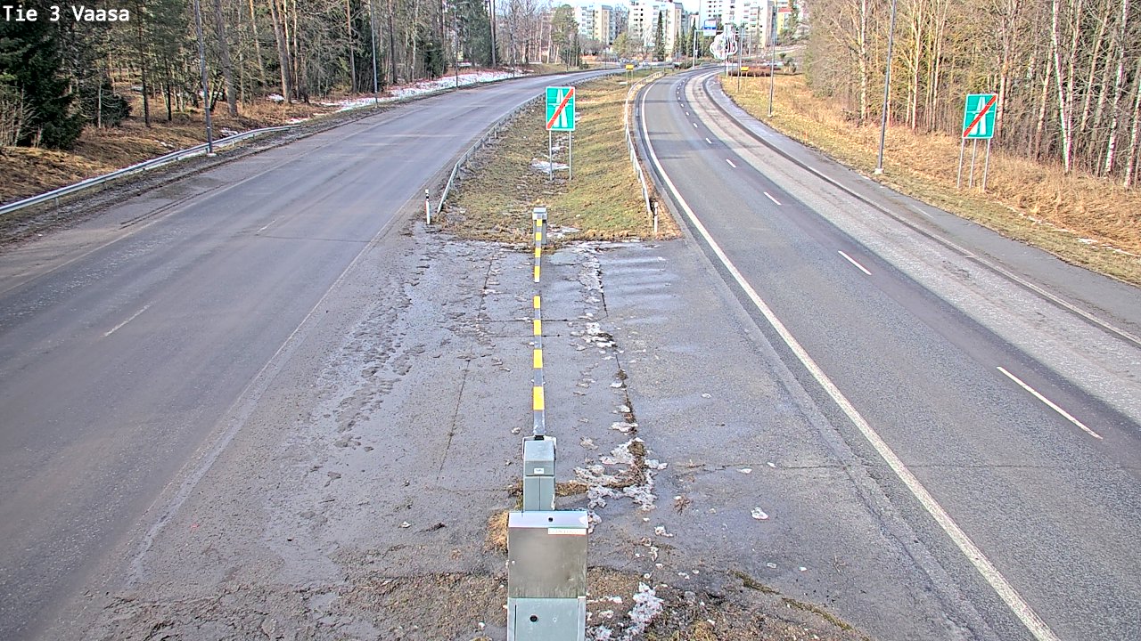 Kelikamerat Kuva Tie 3 Vaasa (puomi), Vaasa, Pohjanmaa