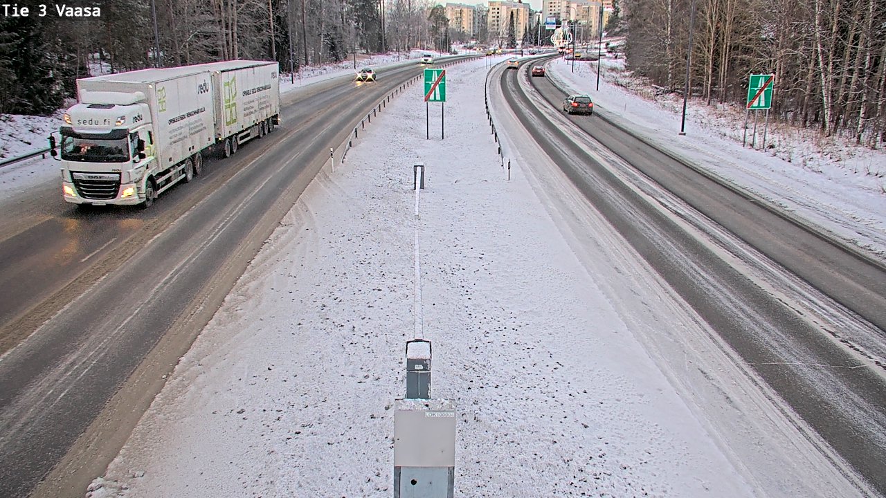 Kelikamerat Kuva Tie 3 Vaasa (puomi), Vaasa, Pohjanmaa