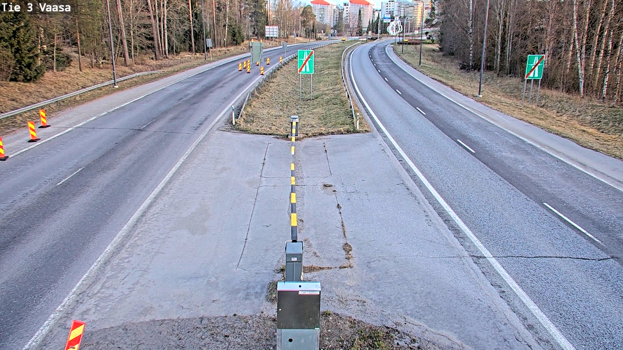 Weather Camera Image Tie 3 Vaasa (puomi), Vaasa, Pohjanmaa