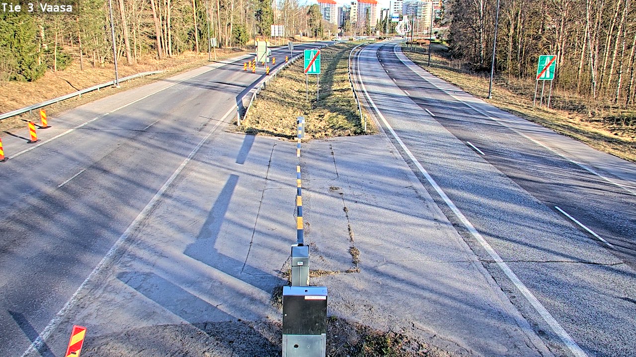 Weather Camera Image Tie 3 Vaasa (puomi), Vaasa, Pohjanmaa