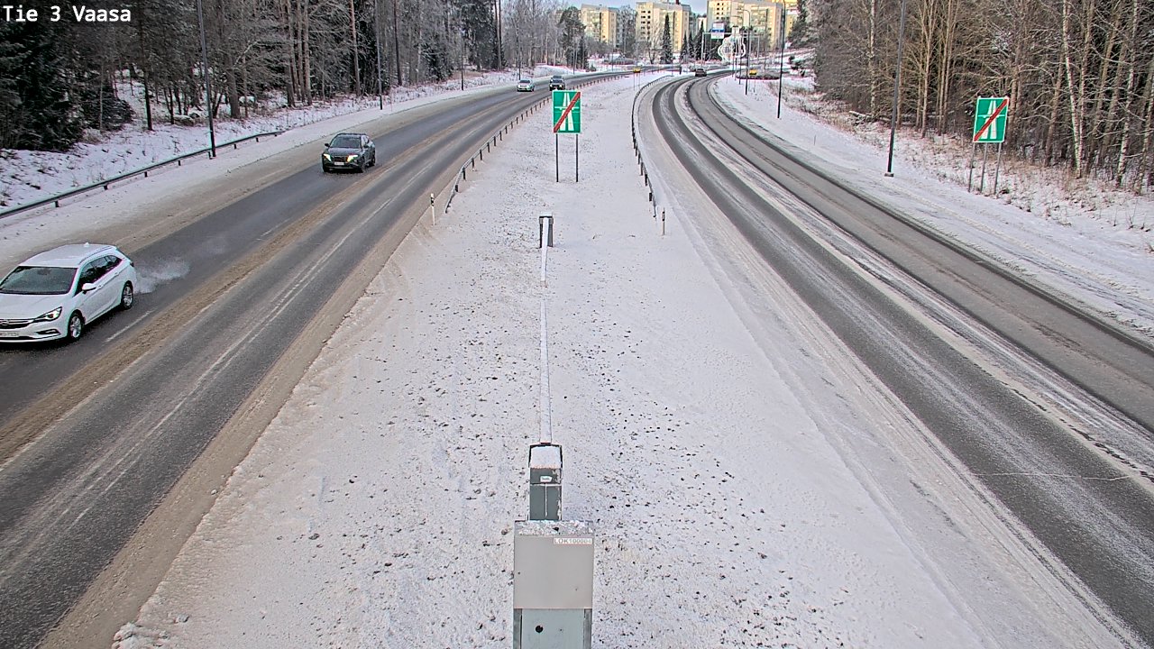 Kelikamerat Kuva Tie 3 Vaasa (puomi), Vaasa, Pohjanmaa