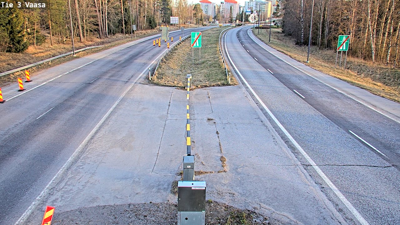 Weather Camera Image Tie 3 Vaasa (puomi), Vaasa, Pohjanmaa