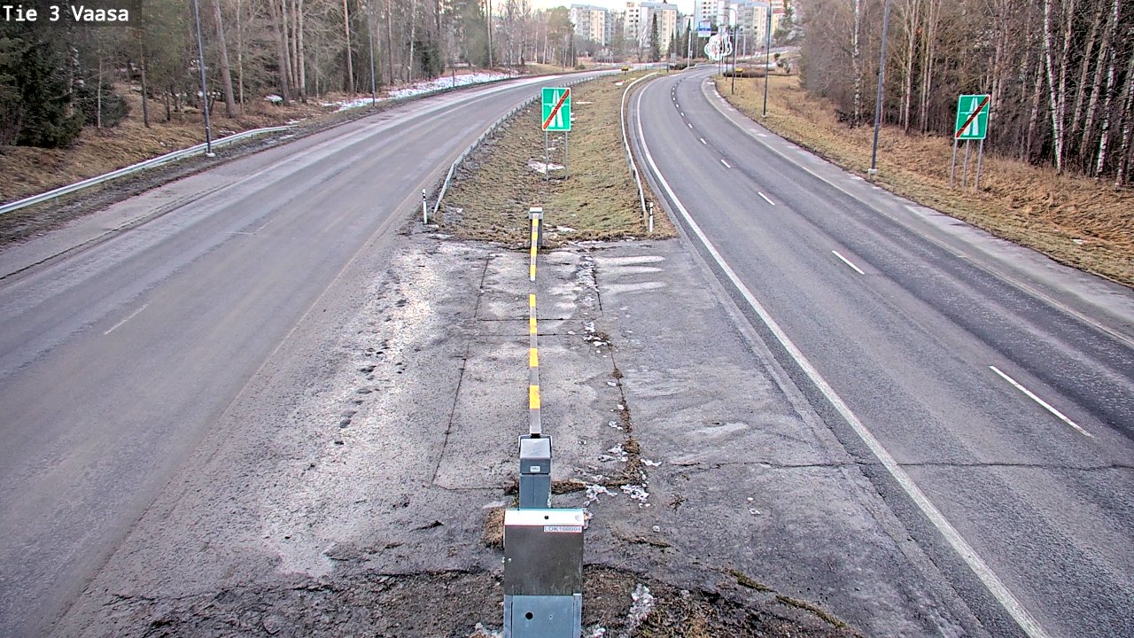 Kelikamerat Kuva Tie 3 Vaasa (puomi), Vaasa, Pohjanmaa