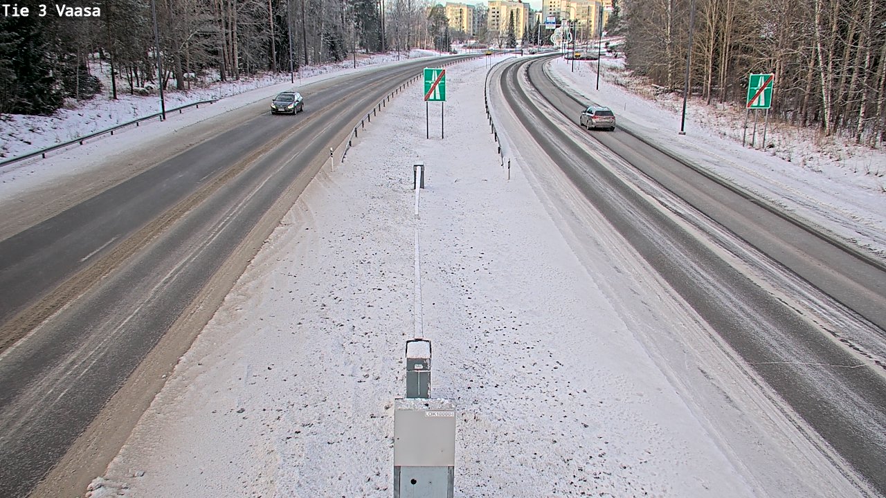 Kelikamerat Kuva Tie 3 Vaasa (puomi), Vaasa, Pohjanmaa