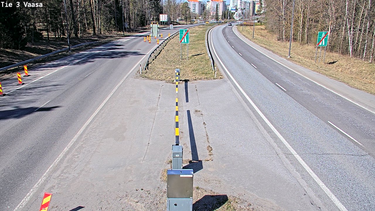 Weather Camera Image Tie 3 Vaasa (puomi), Vaasa, Pohjanmaa