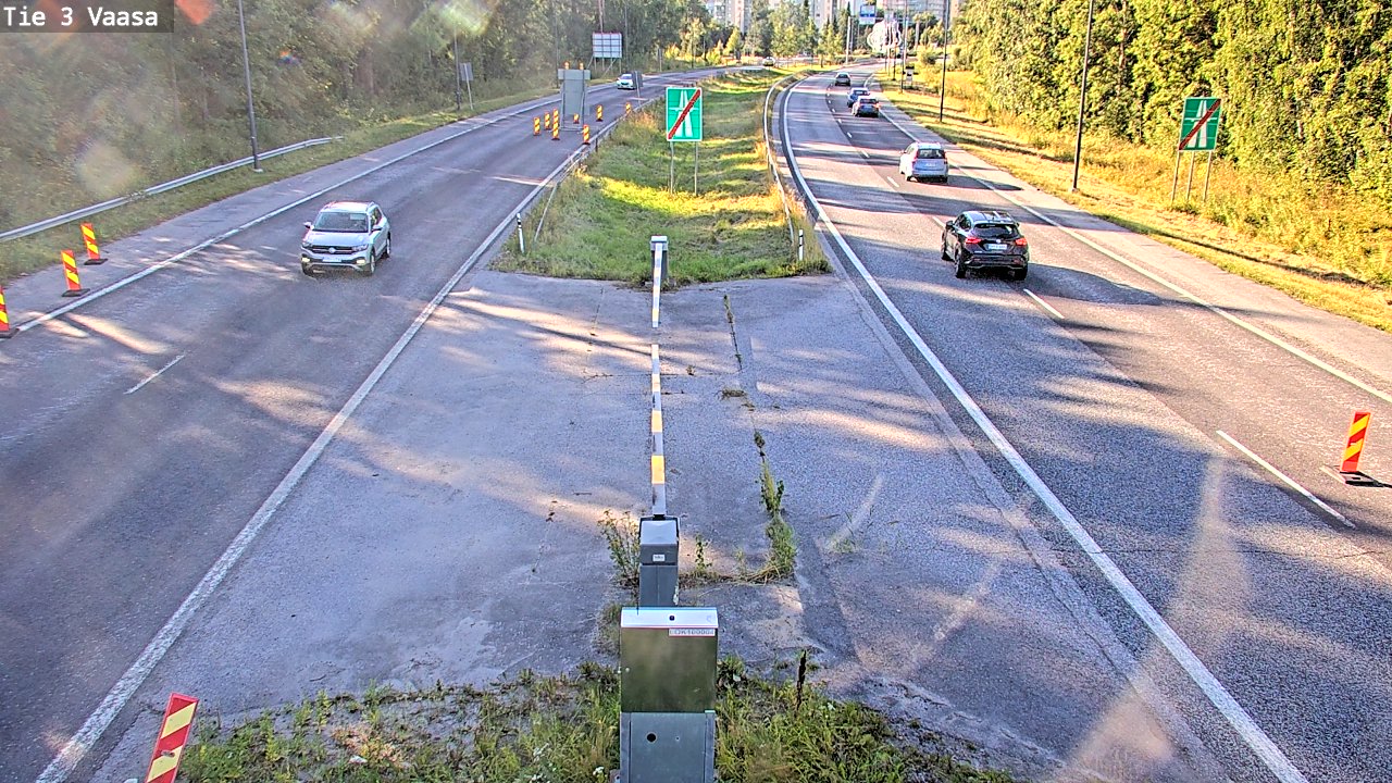 Kelikamerat Kuva Tie 3 Vaasa (puomi), Vaasa, Pohjanmaa