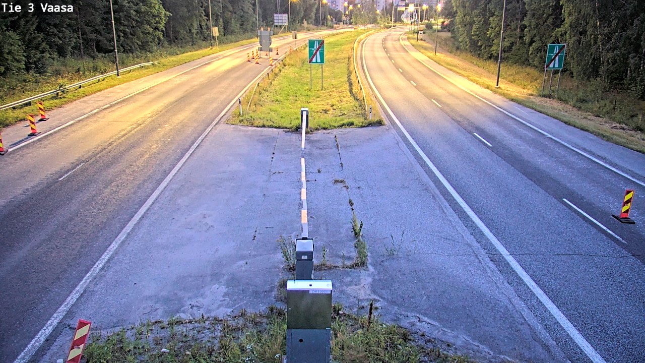 Kelikamerat Kuva Tie 3 Vaasa (puomi), Vaasa, Pohjanmaa