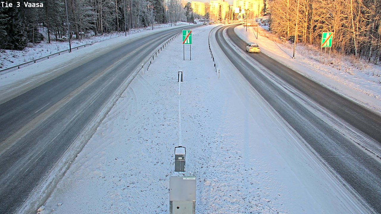 Weather Camera Image Tie 3 Vaasa (puomi), Vaasa, Pohjanmaa