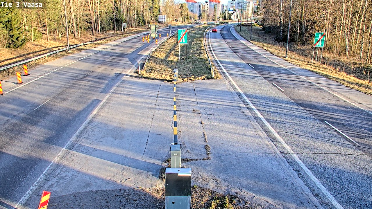 Weather Camera Image Tie 3 Vaasa (puomi), Vaasa, Pohjanmaa