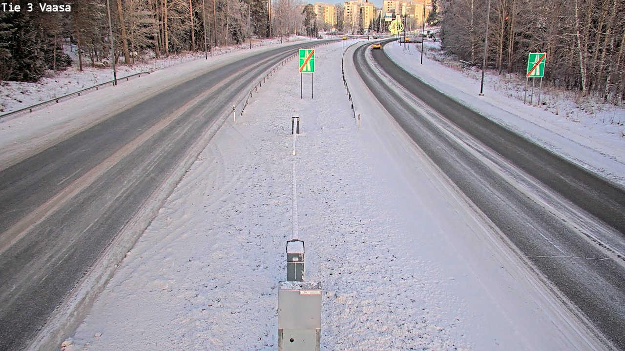 Kelikamerat Kuva Tie 3 Vaasa (puomi), Vaasa, Pohjanmaa