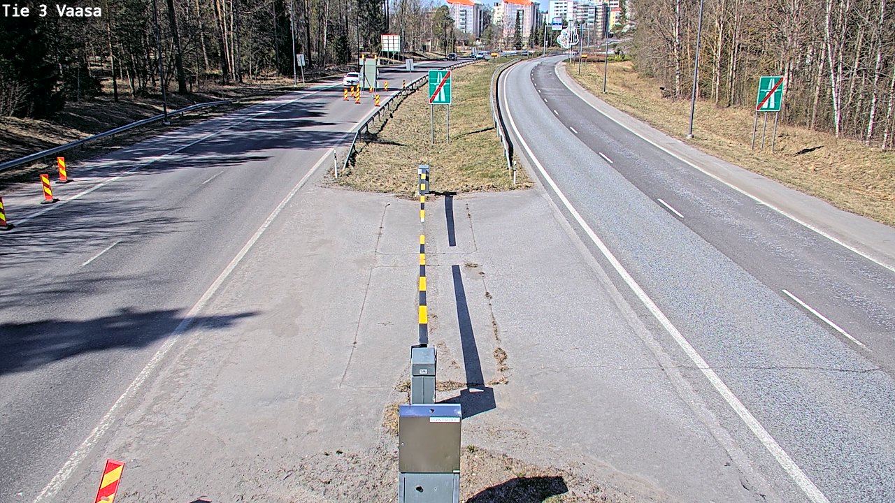 Weather Camera Image Tie 3 Vaasa (puomi), Vaasa, Pohjanmaa