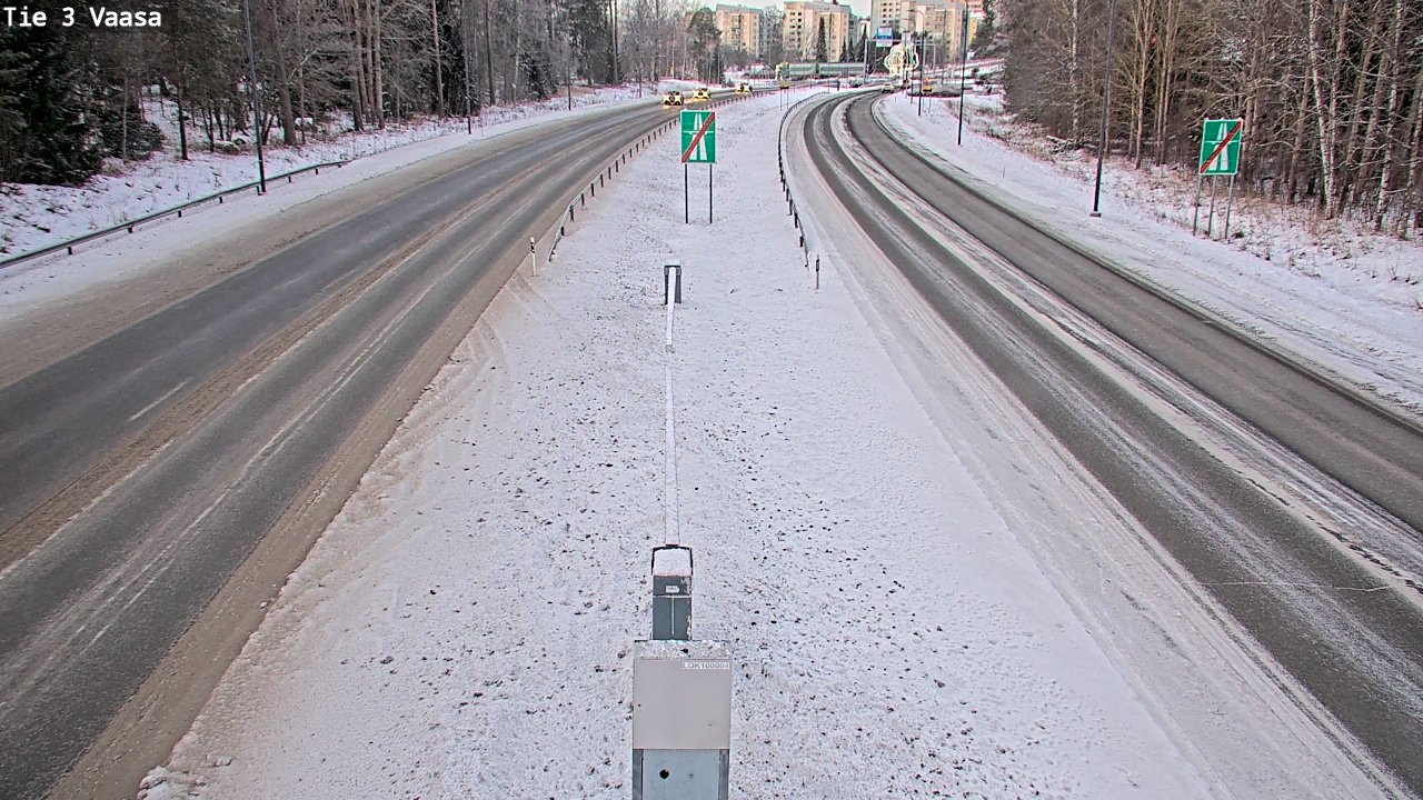 Kelikamerat Kuva Tie 3 Vaasa (puomi), Vaasa, Pohjanmaa