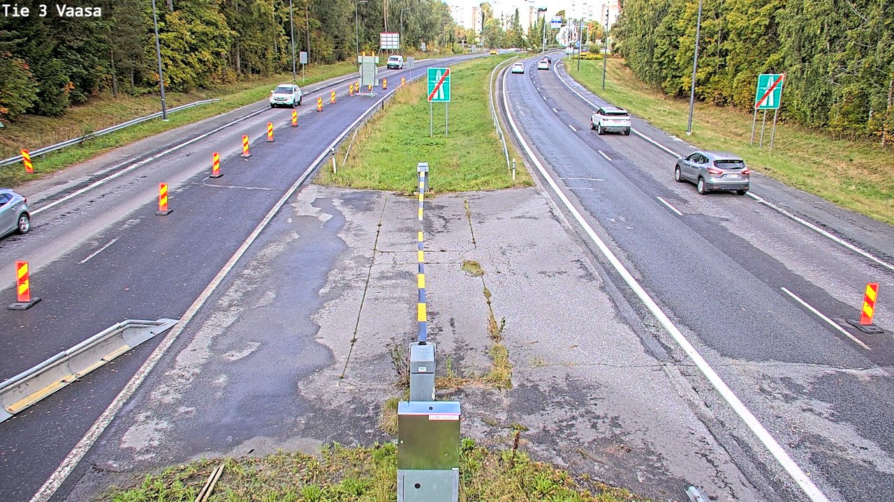 Kelikamerat Kuva Tie 3 Vaasa (puomi), Vaasa, Pohjanmaa