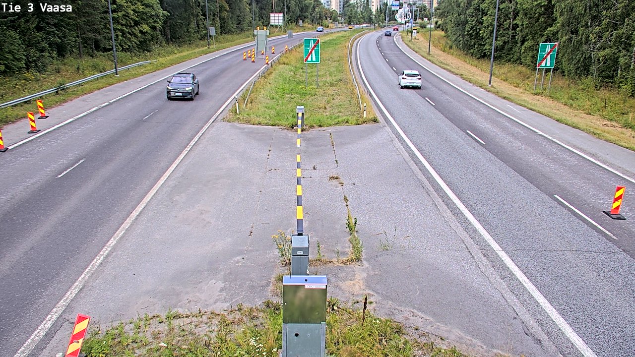 Kelikamerat Kuva Tie 3 Vaasa (puomi), Vaasa, Pohjanmaa