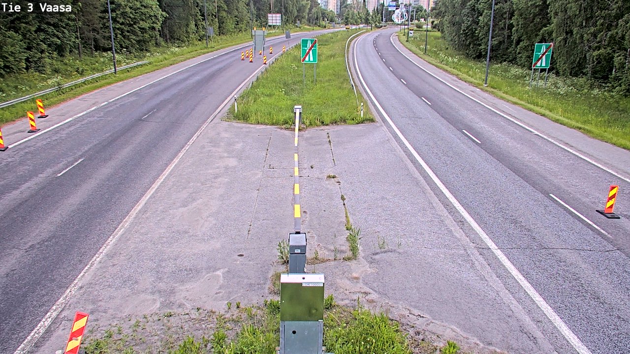Kelikamerat Kuva Tie 3 Vaasa (puomi), Vaasa, Pohjanmaa