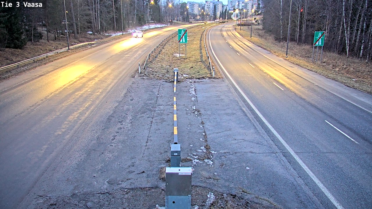 Kelikamerat Kuva Tie 3 Vaasa (puomi), Vaasa, Pohjanmaa