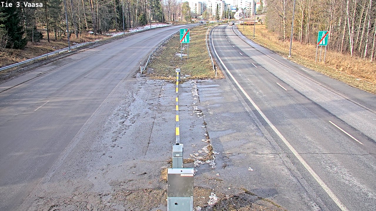 Kelikamerat Kuva Tie 3 Vaasa (puomi), Vaasa, Pohjanmaa