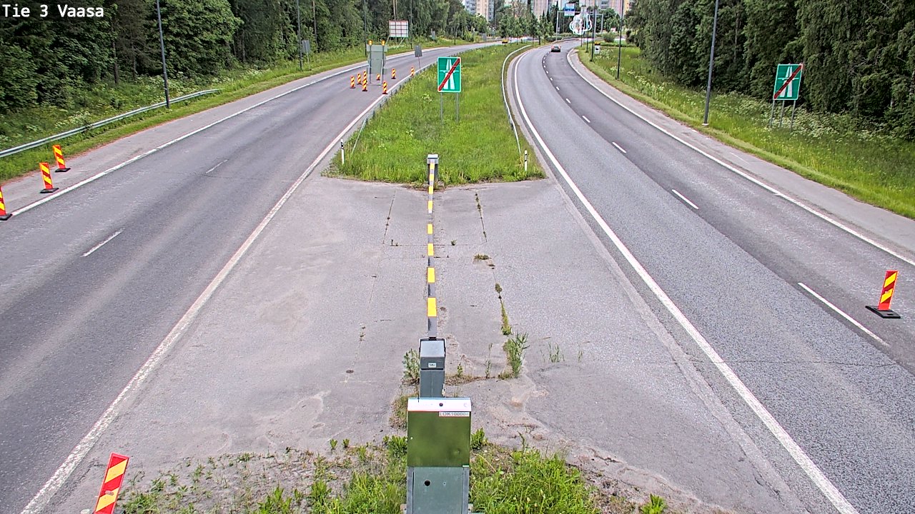 Kelikamerat Kuva Tie 3 Vaasa (puomi), Vaasa, Pohjanmaa