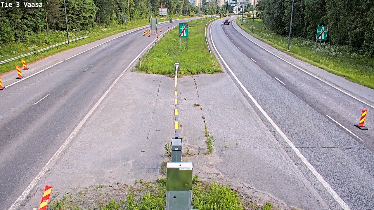 Kelikamerat Kuva Tie 3 Vaasa (puomi), Vaasa, Pohjanmaa