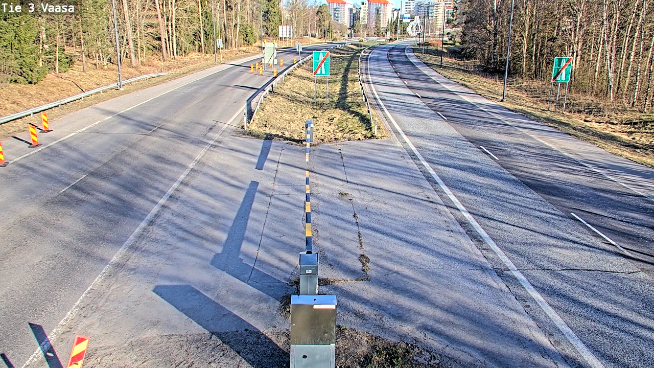 Weather Camera Image Tie 3 Vaasa (puomi), Vaasa, Pohjanmaa