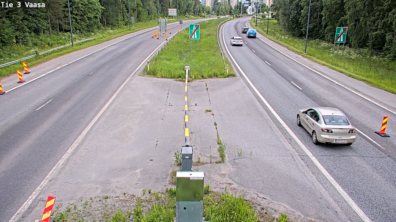 Kelikamerat Kuva Tie 3 Vaasa (puomi), Vaasa, Pohjanmaa