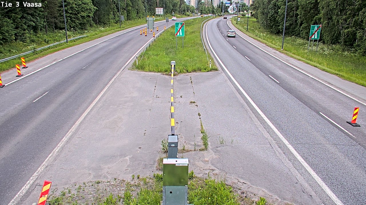 Kelikamerat Kuva Tie 3 Vaasa (puomi), Vaasa, Pohjanmaa