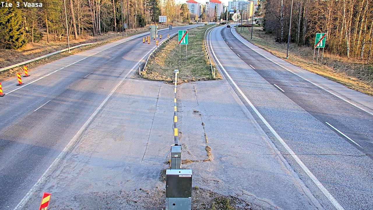 Weather Camera Image Tie 3 Vaasa (puomi), Vaasa, Pohjanmaa