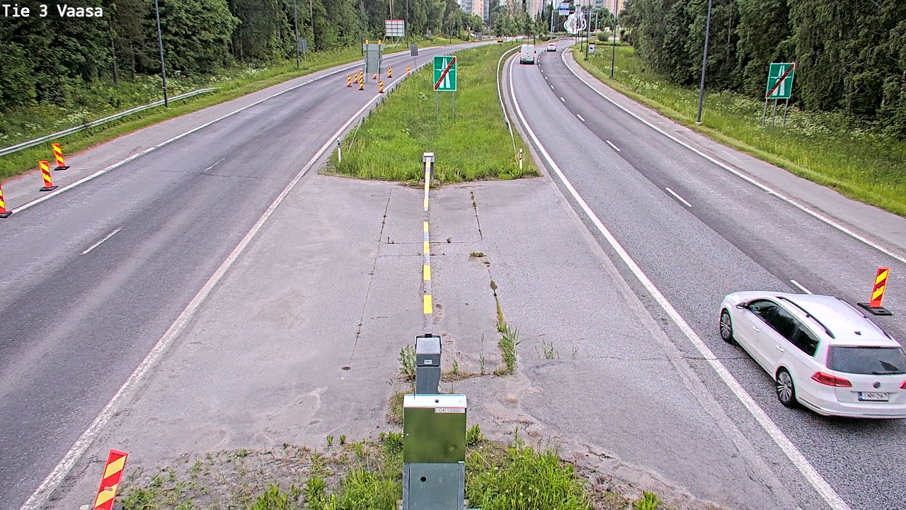 Kelikamerat Kuva Tie 3 Vaasa (puomi), Vaasa, Pohjanmaa