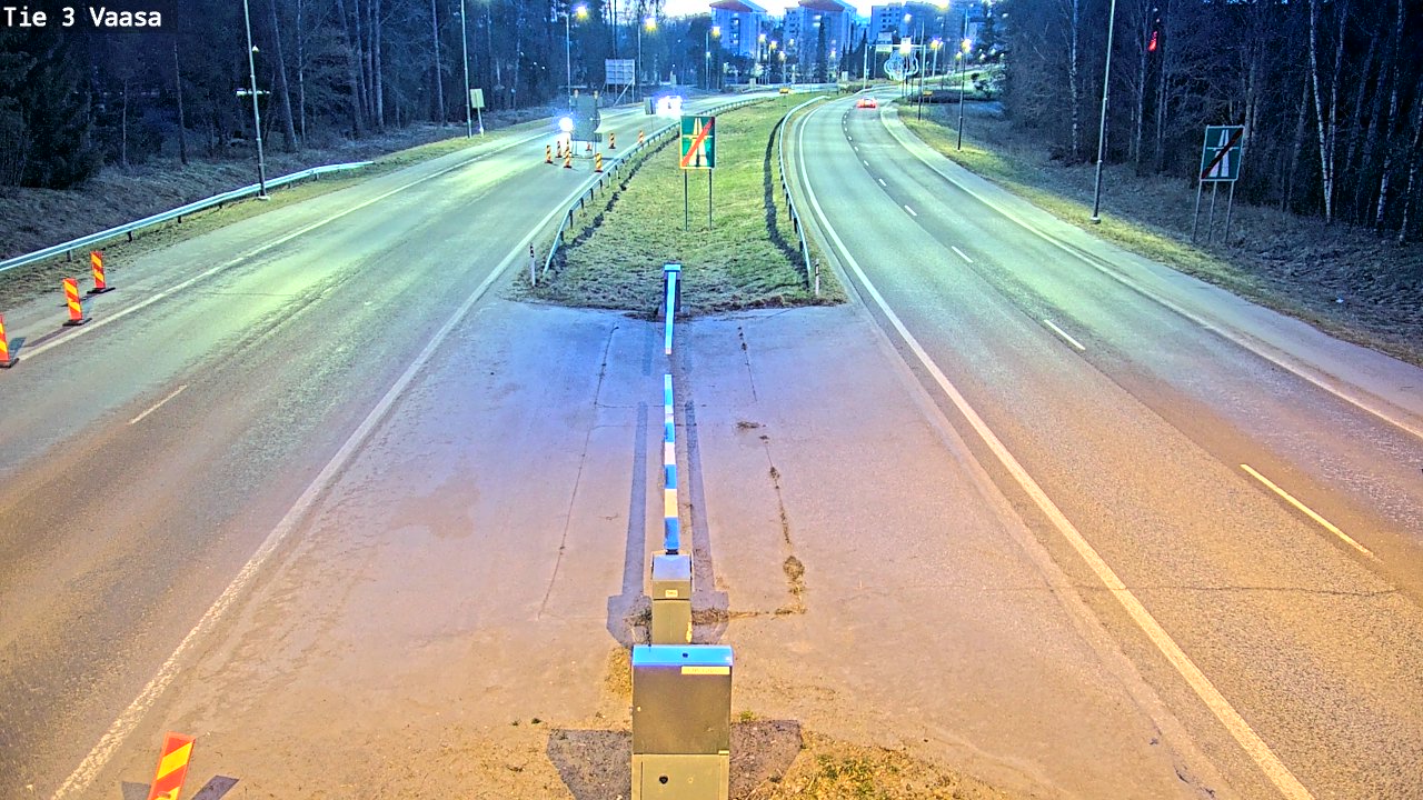 Kelikamerat Kuva Tie 3 Vaasa (puomi), Vaasa, Pohjanmaa