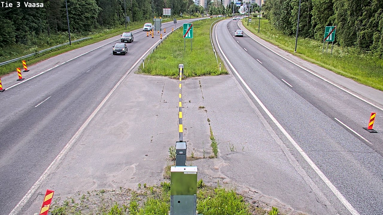 Kelikamerat Kuva Tie 3 Vaasa (puomi), Vaasa, Pohjanmaa
