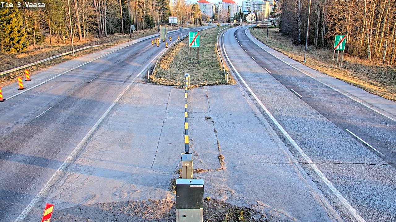 Weather Camera Image Tie 3 Vaasa (puomi), Vaasa, Pohjanmaa