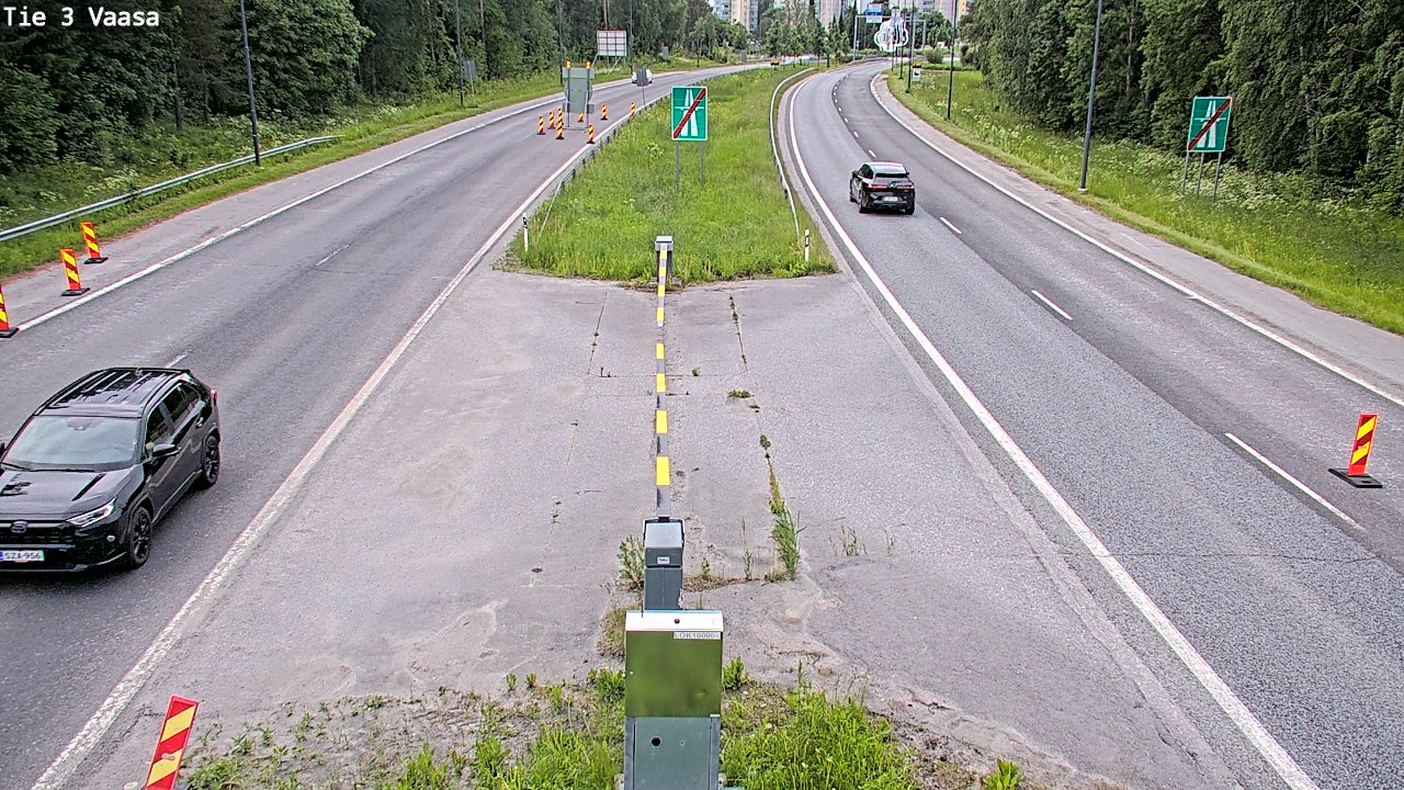 Kelikamerat Kuva Tie 3 Vaasa (puomi), Vaasa, Pohjanmaa