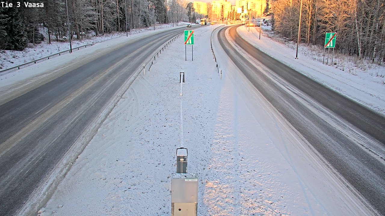 Weather Camera Image Tie 3 Vaasa (puomi), Vaasa, Pohjanmaa