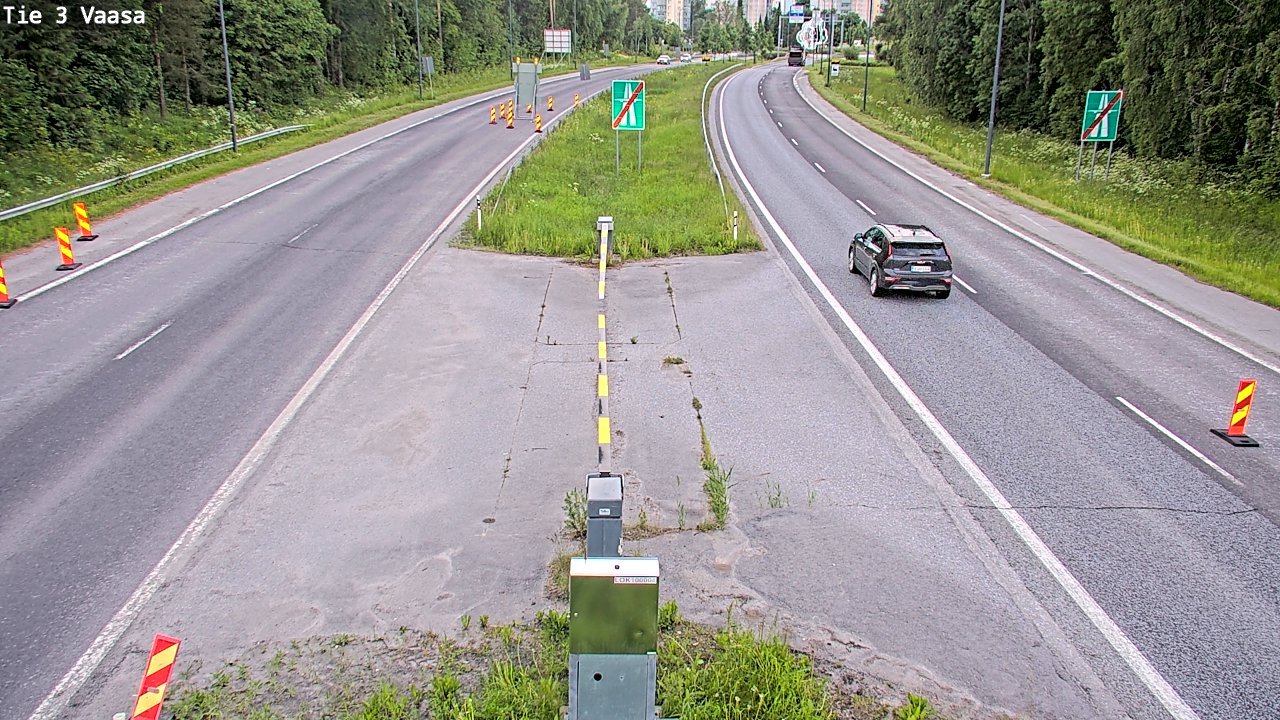 Kelikamerat Kuva Tie 3 Vaasa (puomi), Vaasa, Pohjanmaa