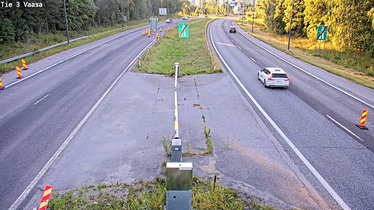 Kelikamerat Kuva Tie 3 Vaasa (puomi), Vaasa, Pohjanmaa