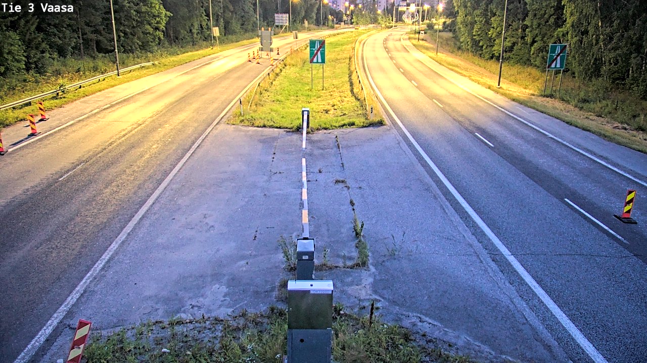 Kelikamerat Kuva Tie 3 Vaasa (puomi), Vaasa, Pohjanmaa