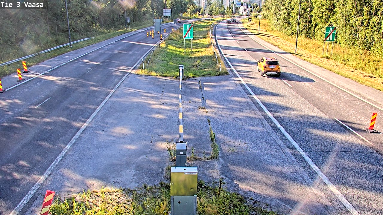 Kelikamerat Kuva Tie 3 Vaasa (puomi), Vaasa, Pohjanmaa