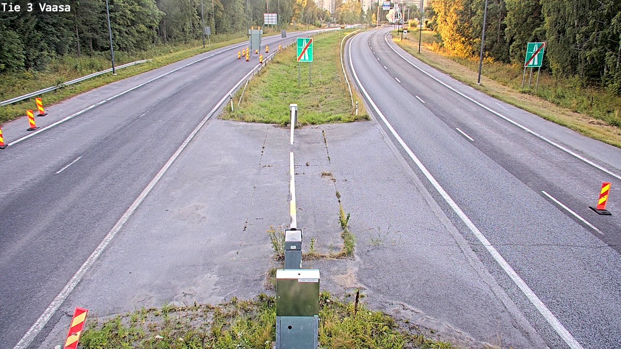 Kelikamerat Kuva Tie 3 Vaasa (puomi), Vaasa, Pohjanmaa