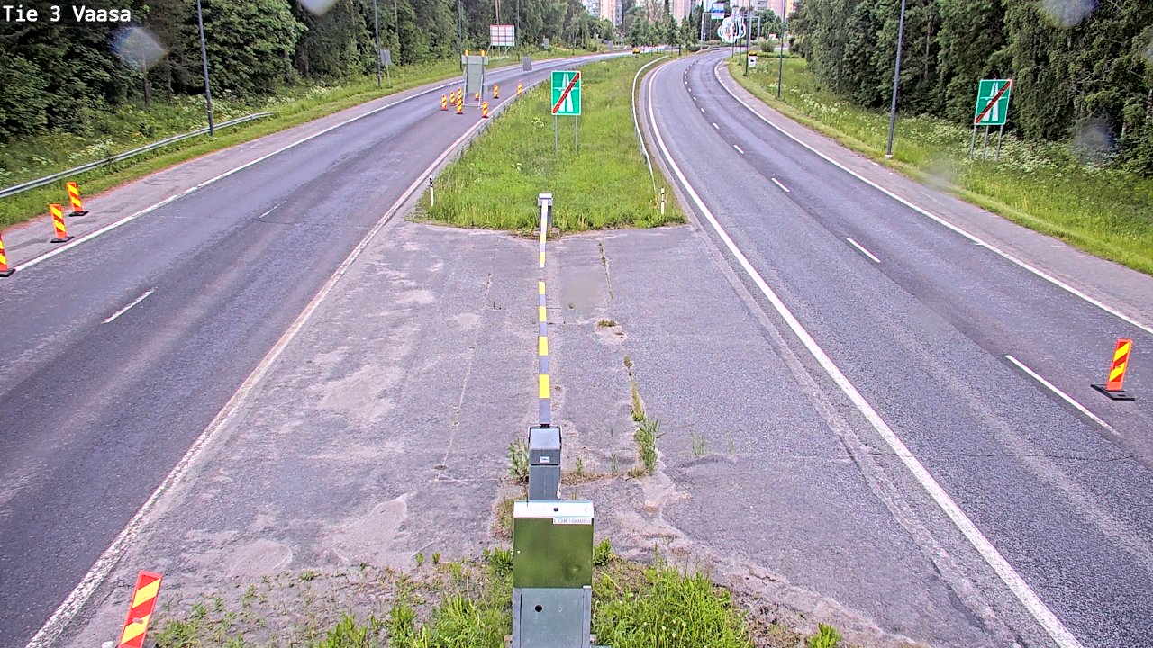 Kelikamerat Kuva Tie 3 Vaasa (puomi), Vaasa, Pohjanmaa