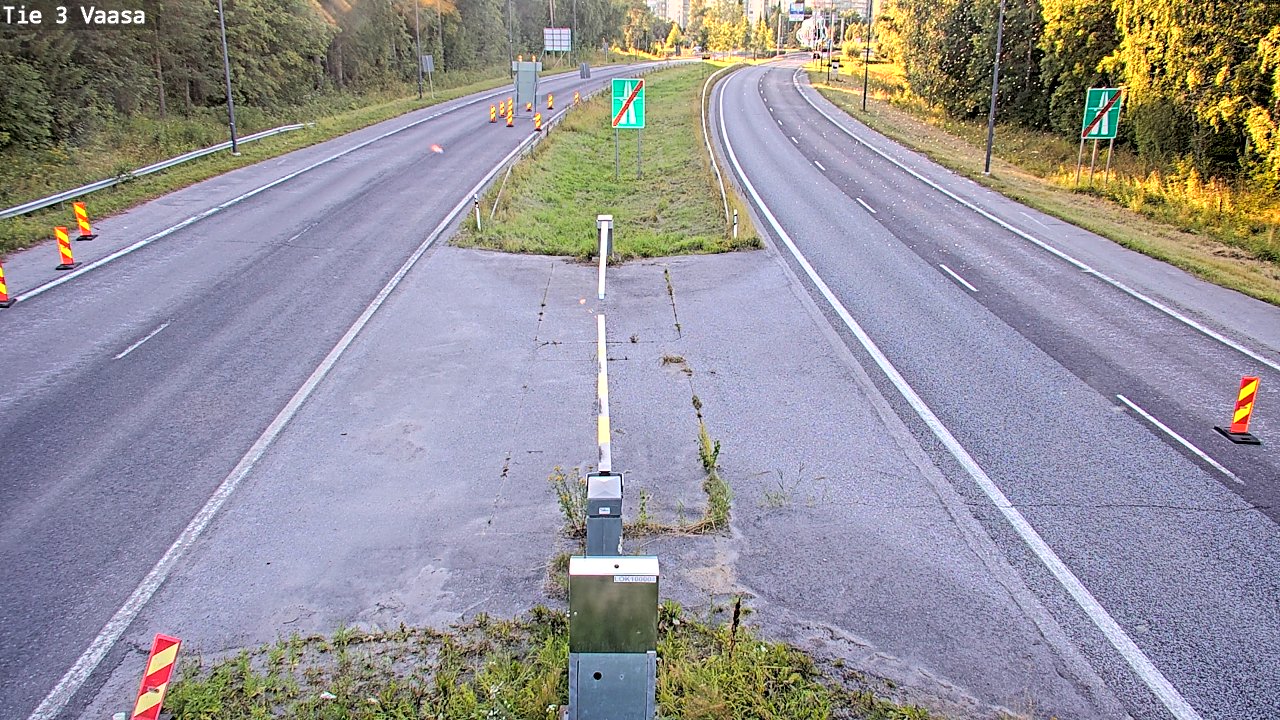 Kelikamerat Kuva Tie 3 Vaasa (puomi), Vaasa, Pohjanmaa