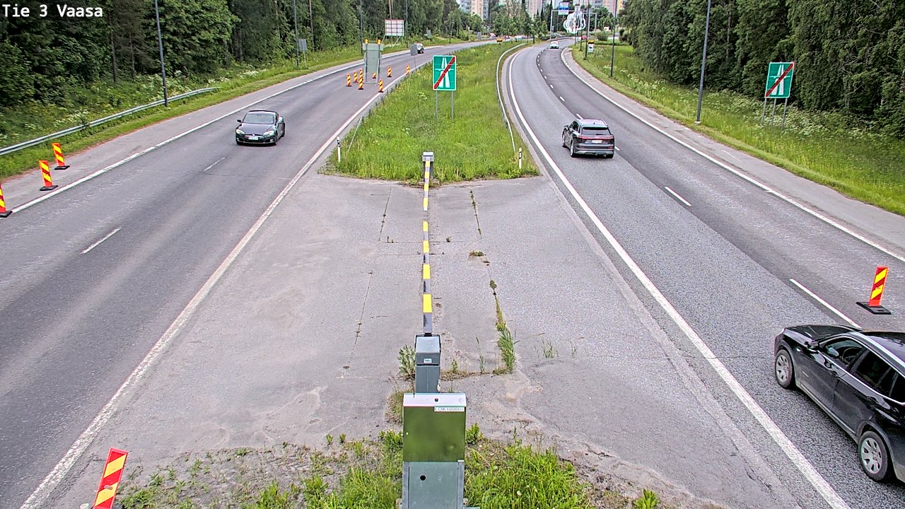Kelikamerat Kuva Tie 3 Vaasa (puomi), Vaasa, Pohjanmaa